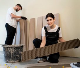 ''Home Solution Fix" Tile Installation